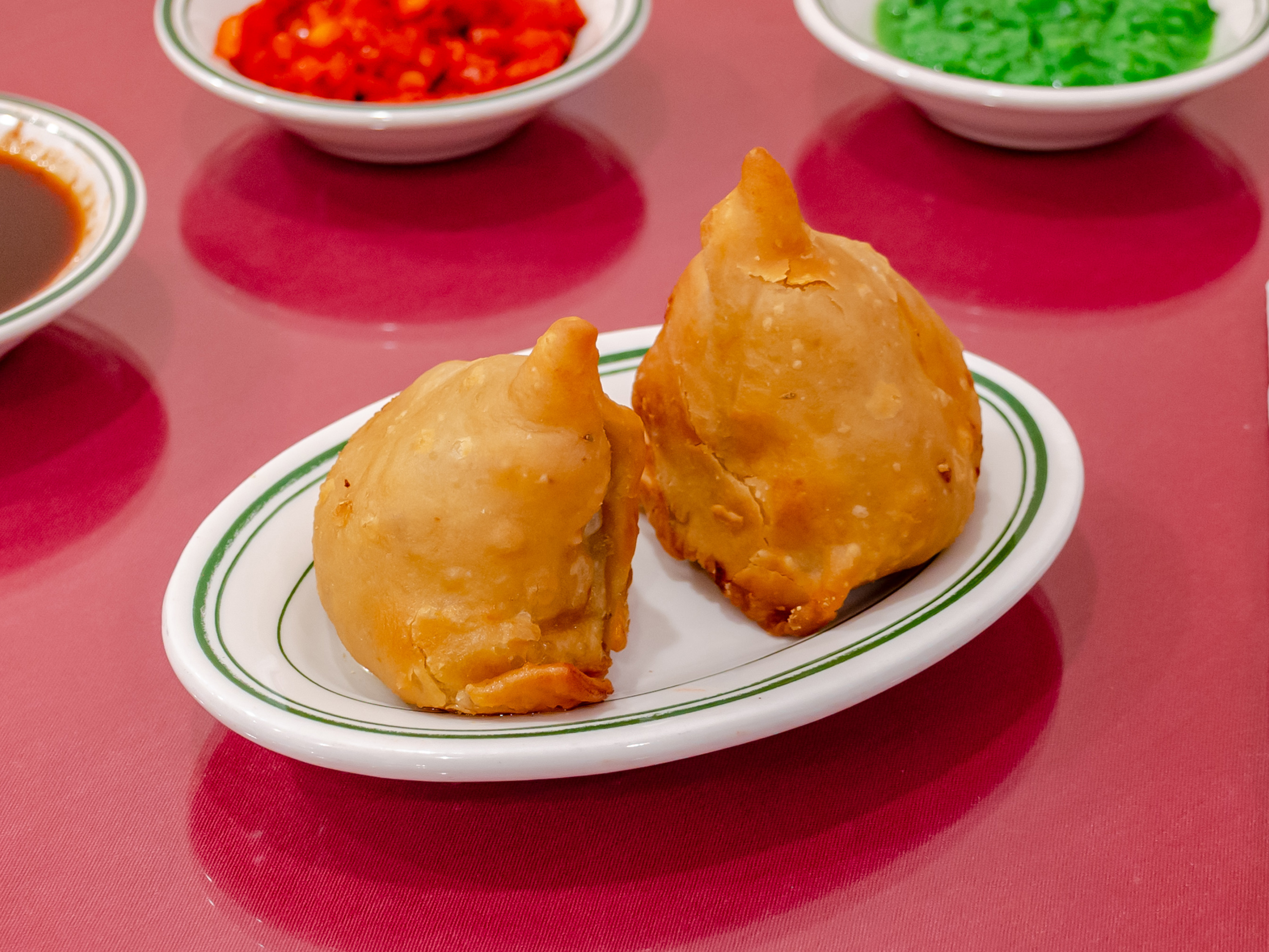 Order 1. Vegetable Samosa food online from Delhi Palace store, Indianapolis on bringmethat.com