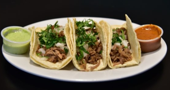 Order Tacos  Lunch food online from Caiman Cafe store, Portland on bringmethat.com