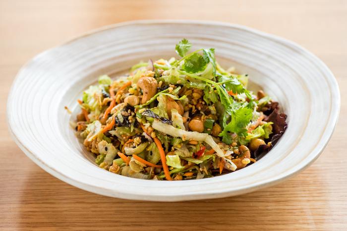 Order Tea Leaves Salad food online from Thep Thai Restaurant store, New York on bringmethat.com