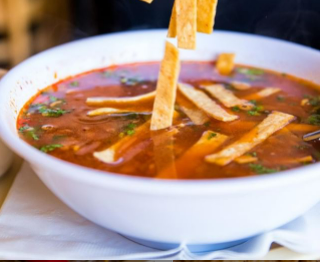 Order Tortilla Soup food online from Albert Mexican Food store, El Cajon on bringmethat.com
