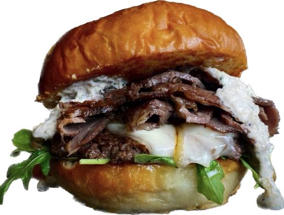 Order Prime Rib Burger* food online from Tony Beef store, Somers Point on bringmethat.com