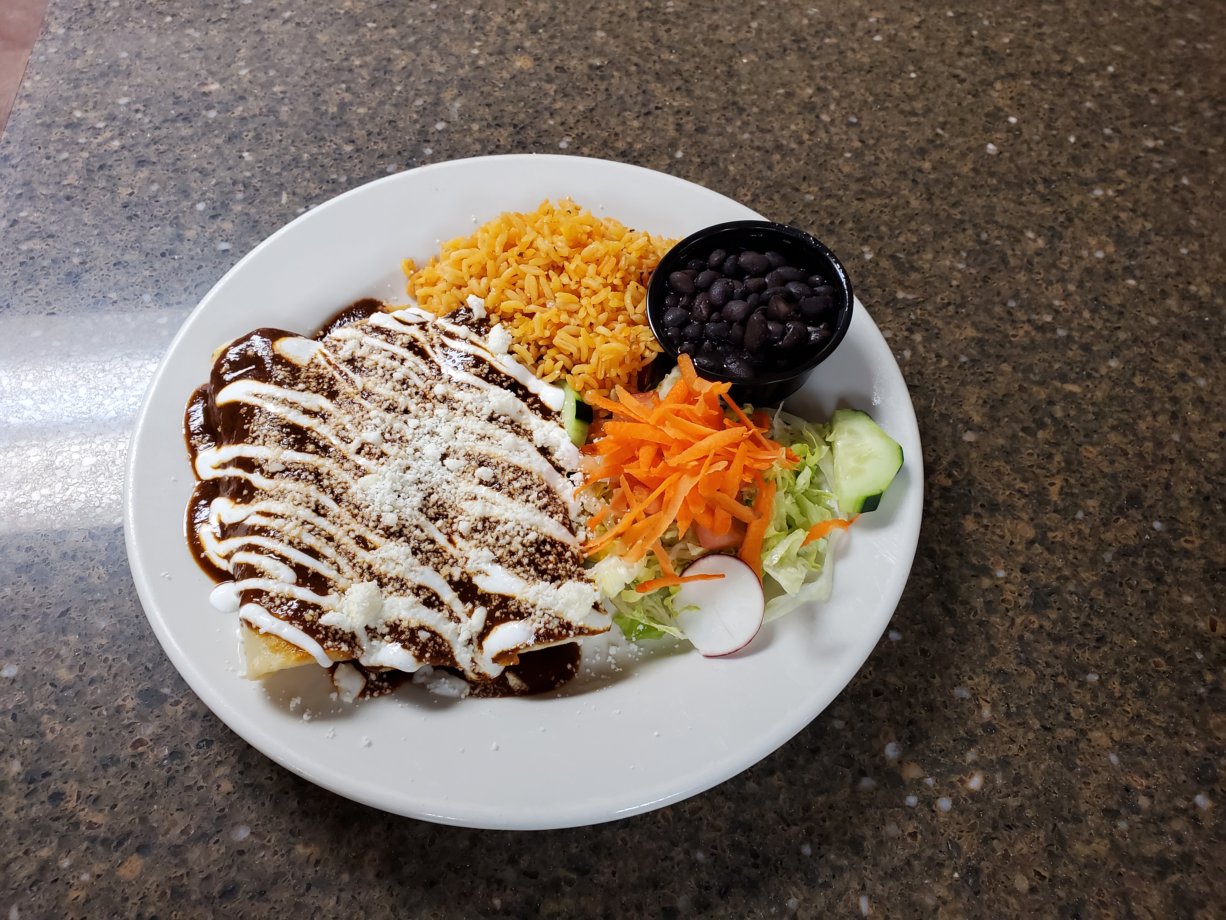 Order Enchiladas food online from The Avocado Mexican Grill store, Runnemede on bringmethat.com
