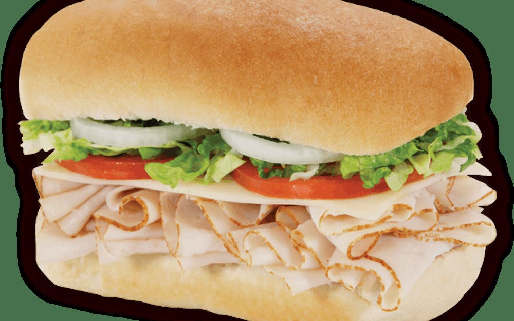 Order Turkey & Cheese Sub - 7" food online from Pino's Pizzeria store, Easton on bringmethat.com