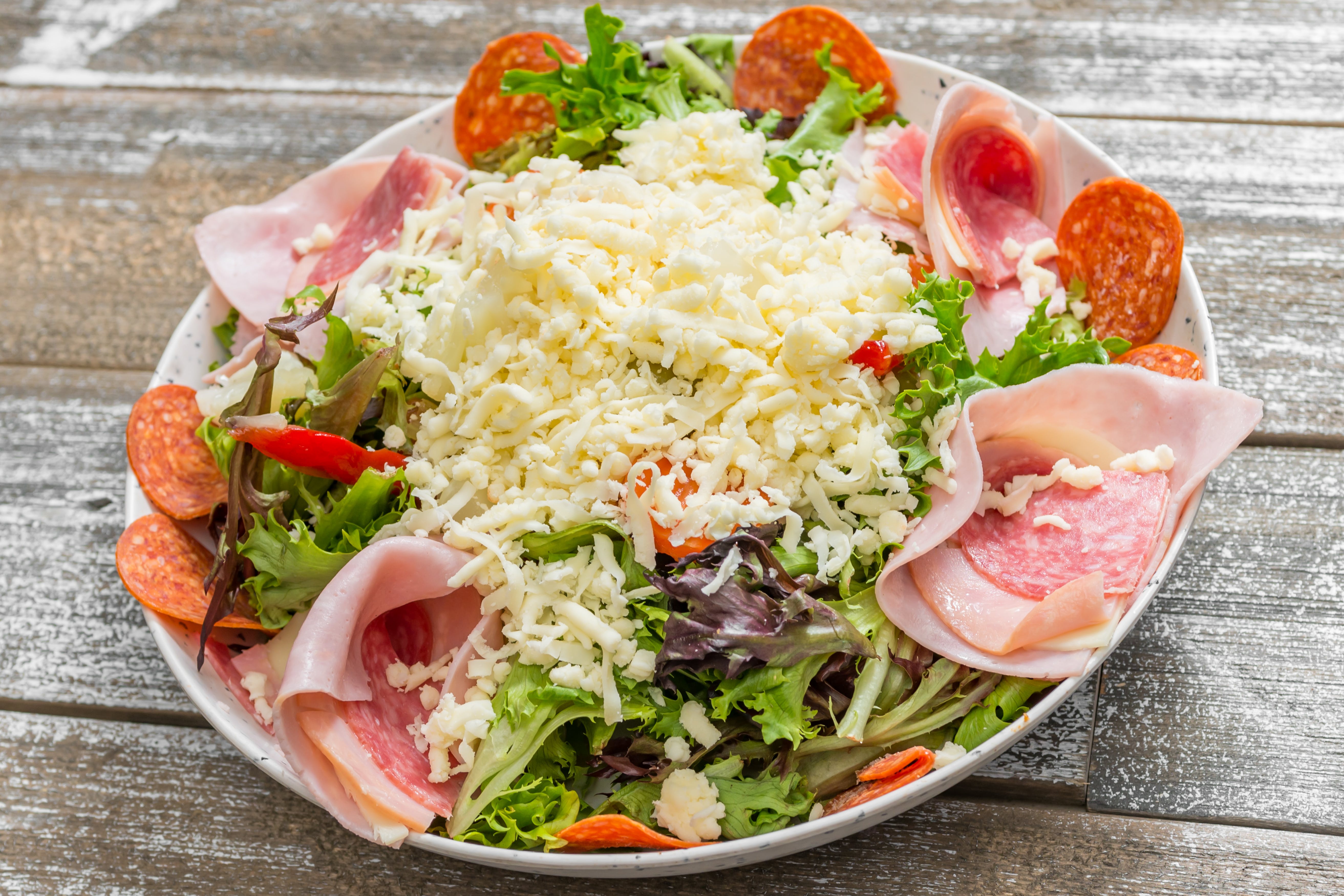 Order Antipasta Salad - Salad food online from Gabby Italian Bistro store, Lebanon on bringmethat.com