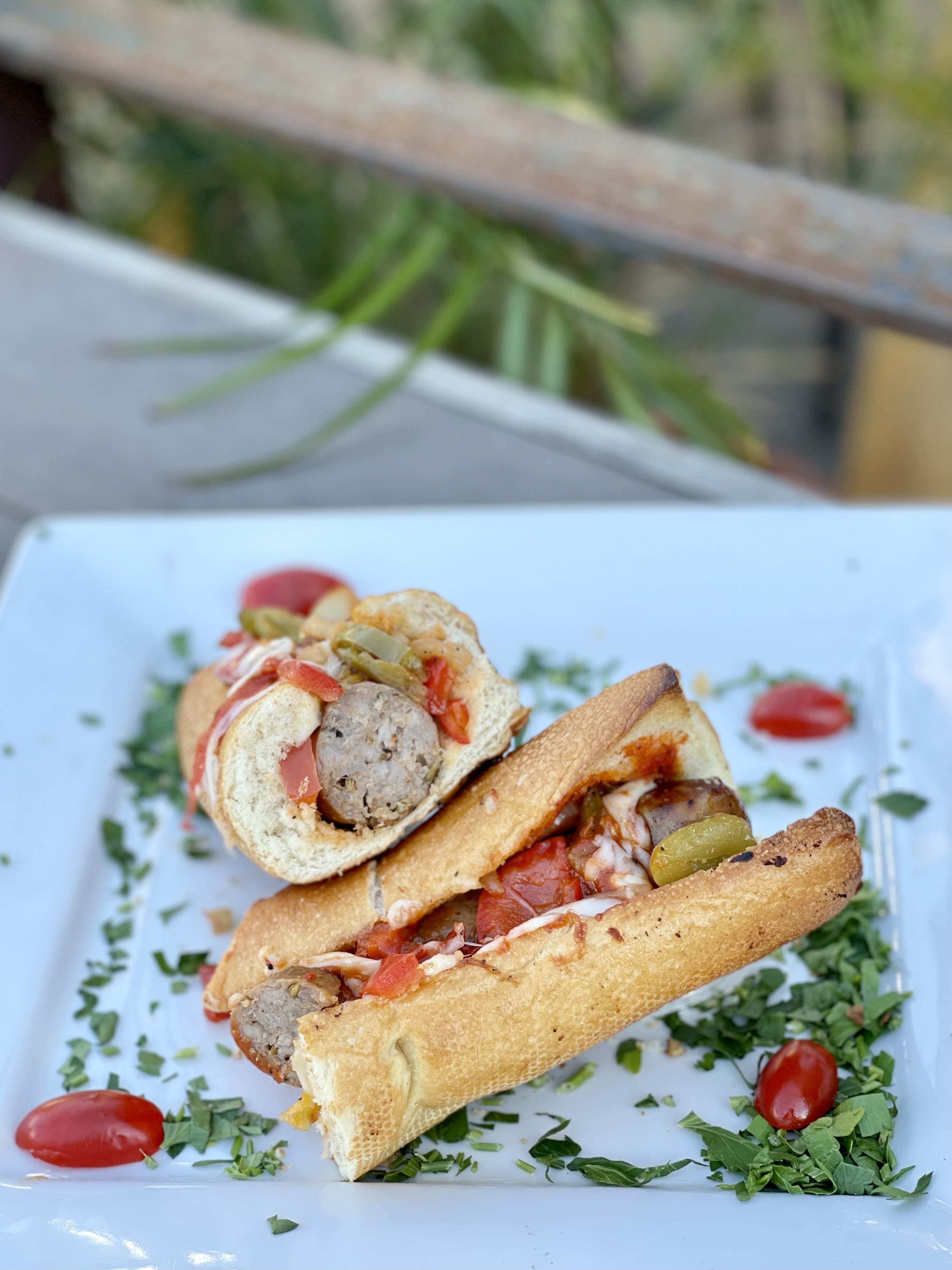 Order Italian Sausage, Peppers and Onions food online from Stefano Pizzeria store, Santa Monica on bringmethat.com