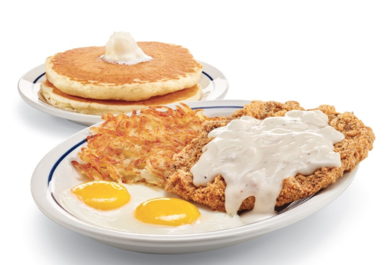Order Chicken Fried Steak and Eggs food online from Ihop store, Albuquerque on bringmethat.com