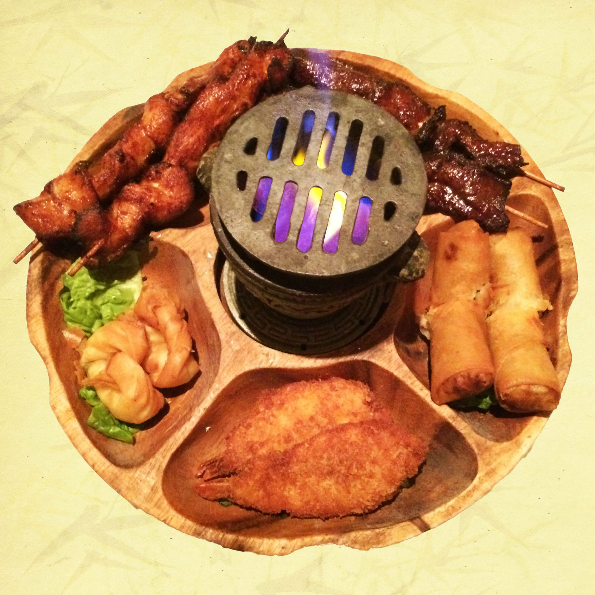 Order A28. Pu Pu Platter for 2 food online from Fire Wok store, Halethorpe on bringmethat.com