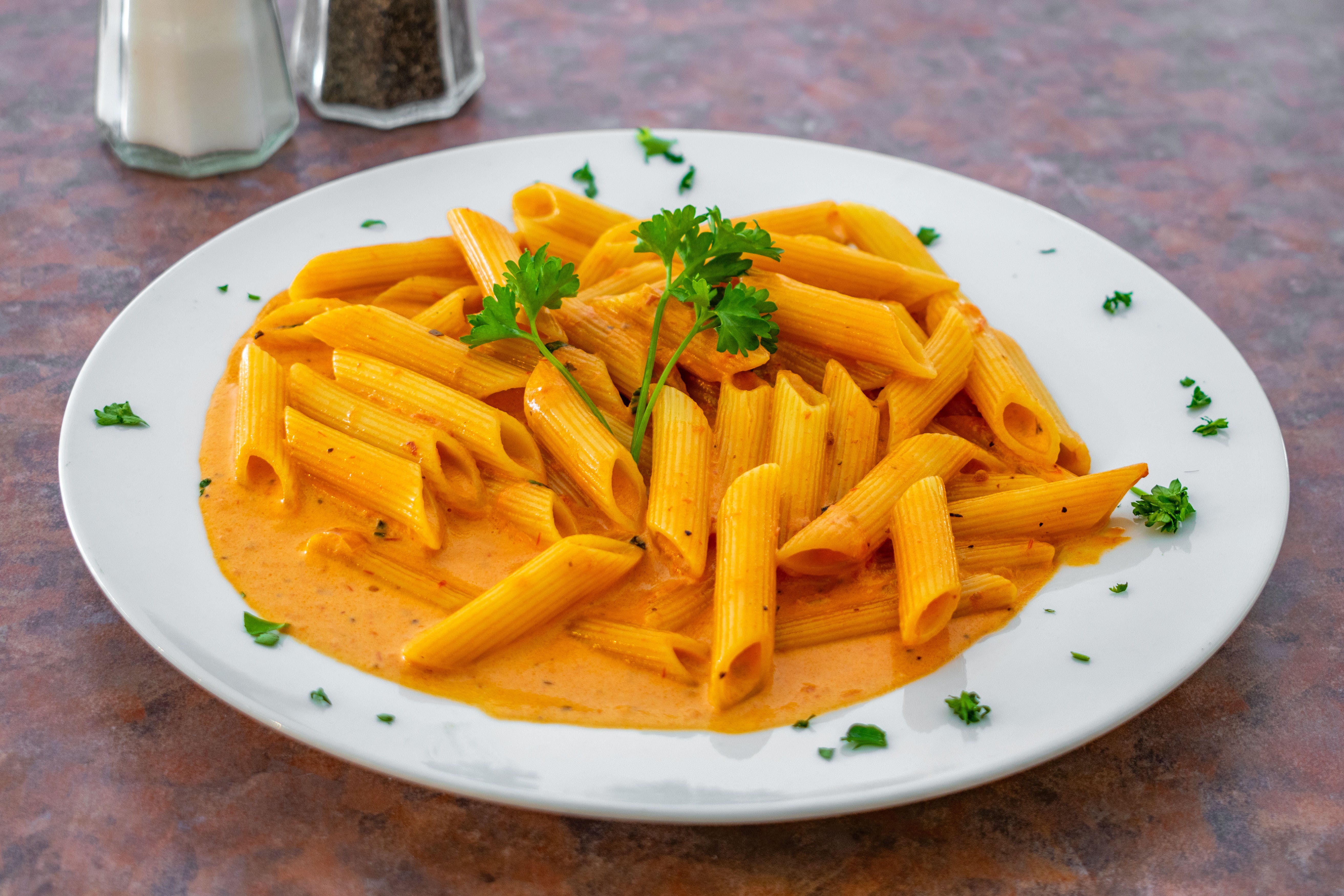 Order Pasta with Vodka Sauce - Pasta food online from Mama Gourmet Pizza store, Roselle on bringmethat.com