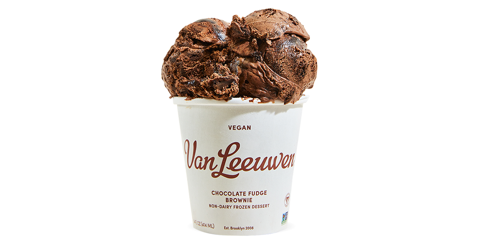 Order Vegan Chocolate Fudge Brownie food online from Van Leeuwen Ice Cream store, Houston on bringmethat.com