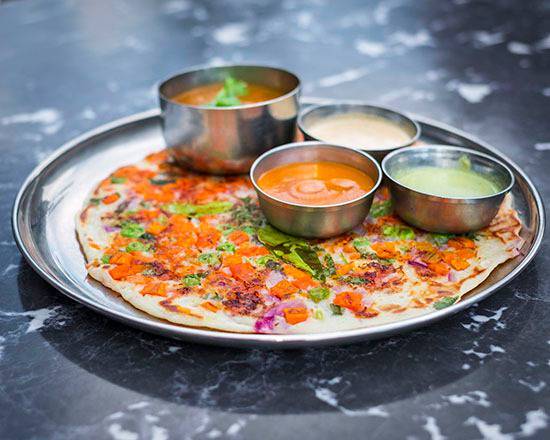 Order Uttappam food online from Navaratna vegetarian indian restaurant store, Stamford on bringmethat.com