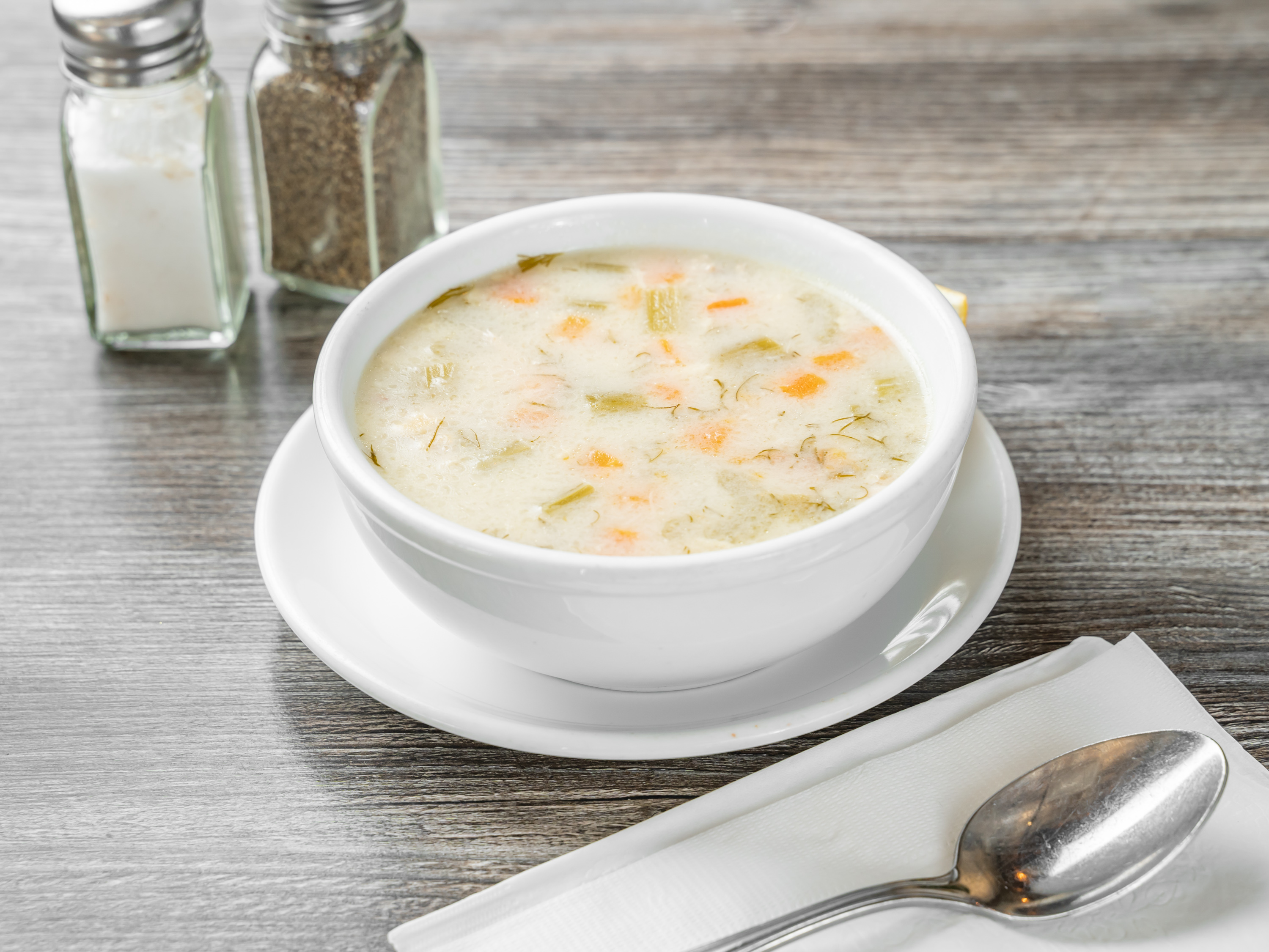 Order Chicken Vegetable Soup food online from Pita Gyro Grill store, Ridgewood on bringmethat.com