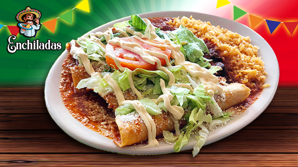 Order Enchiladas food online from Mi Sazon Restaurant store, Jackson Township on bringmethat.com