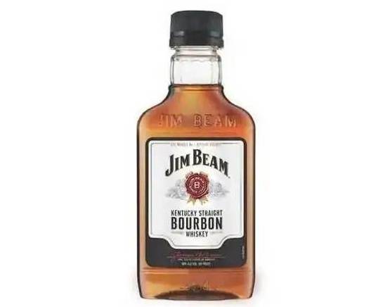 Order Jim Beam Kentucky Straight, 375mL whiskey (40.0% ABV) food online from Bushwick store, Brooklyn on bringmethat.com
