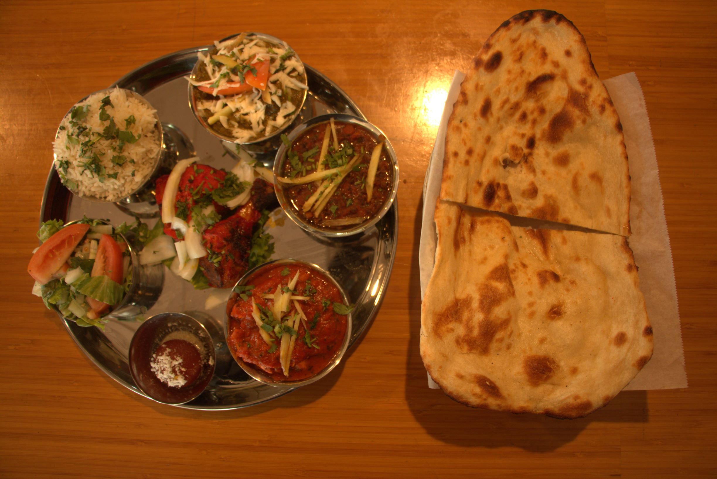 Order Non-Vegetarian Thali (For One) food online from Curry King store, Los Angeles on bringmethat.com