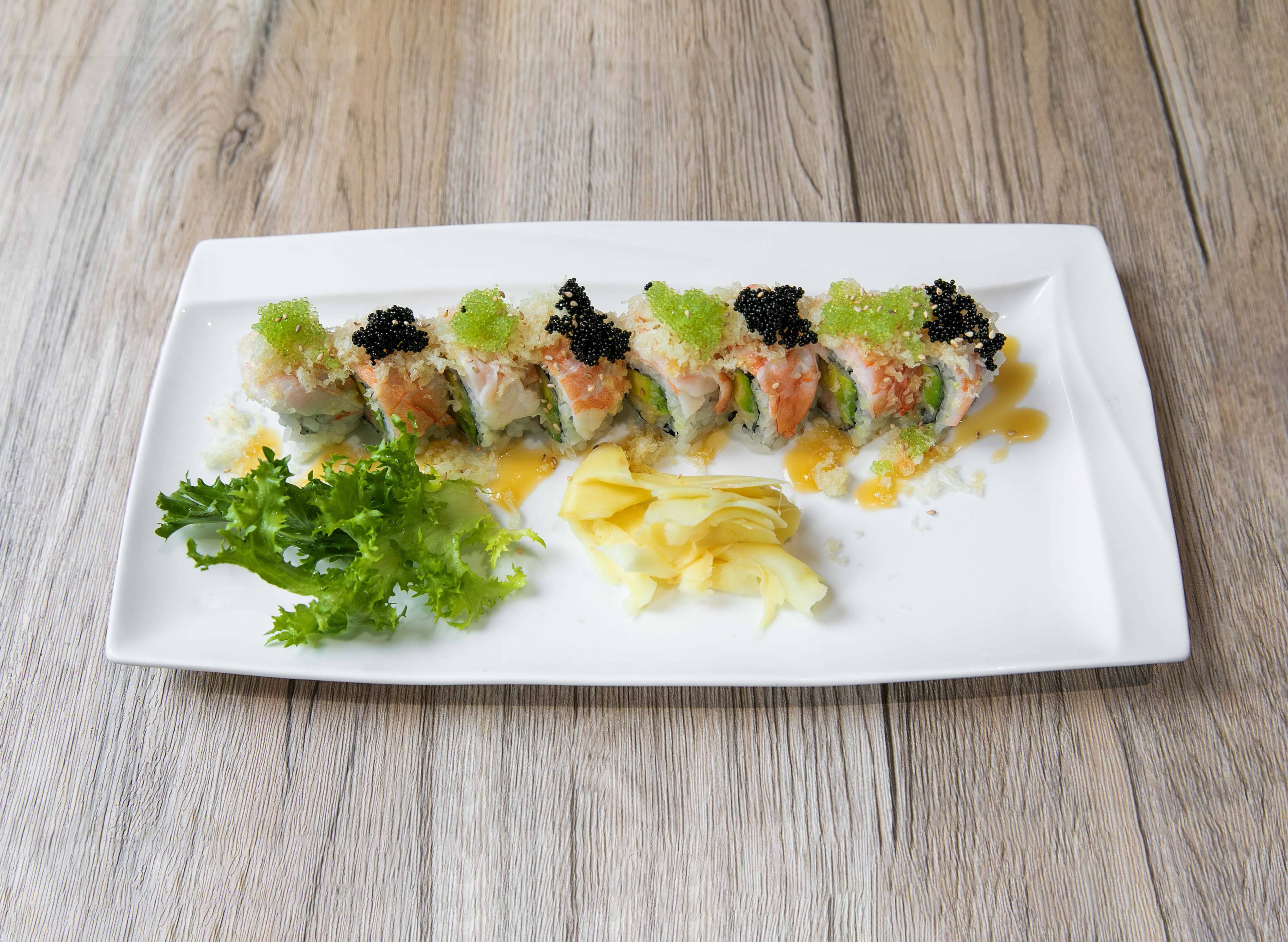 Order Honey Bee Roll food online from Aji Sushi store, New York on bringmethat.com