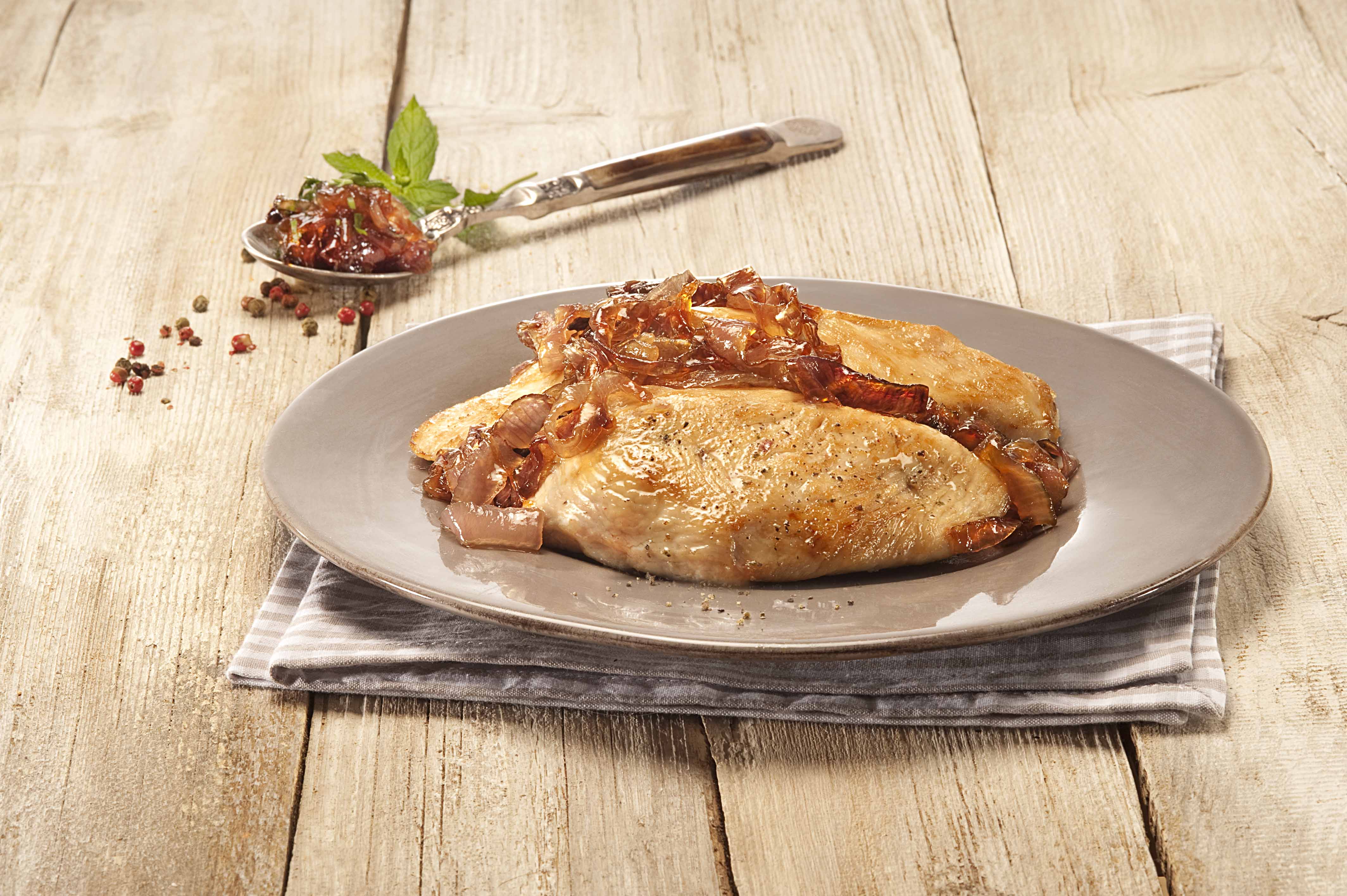 Order Caramelized Chicken Breast food online from Malanga Cafe store, Miami on bringmethat.com