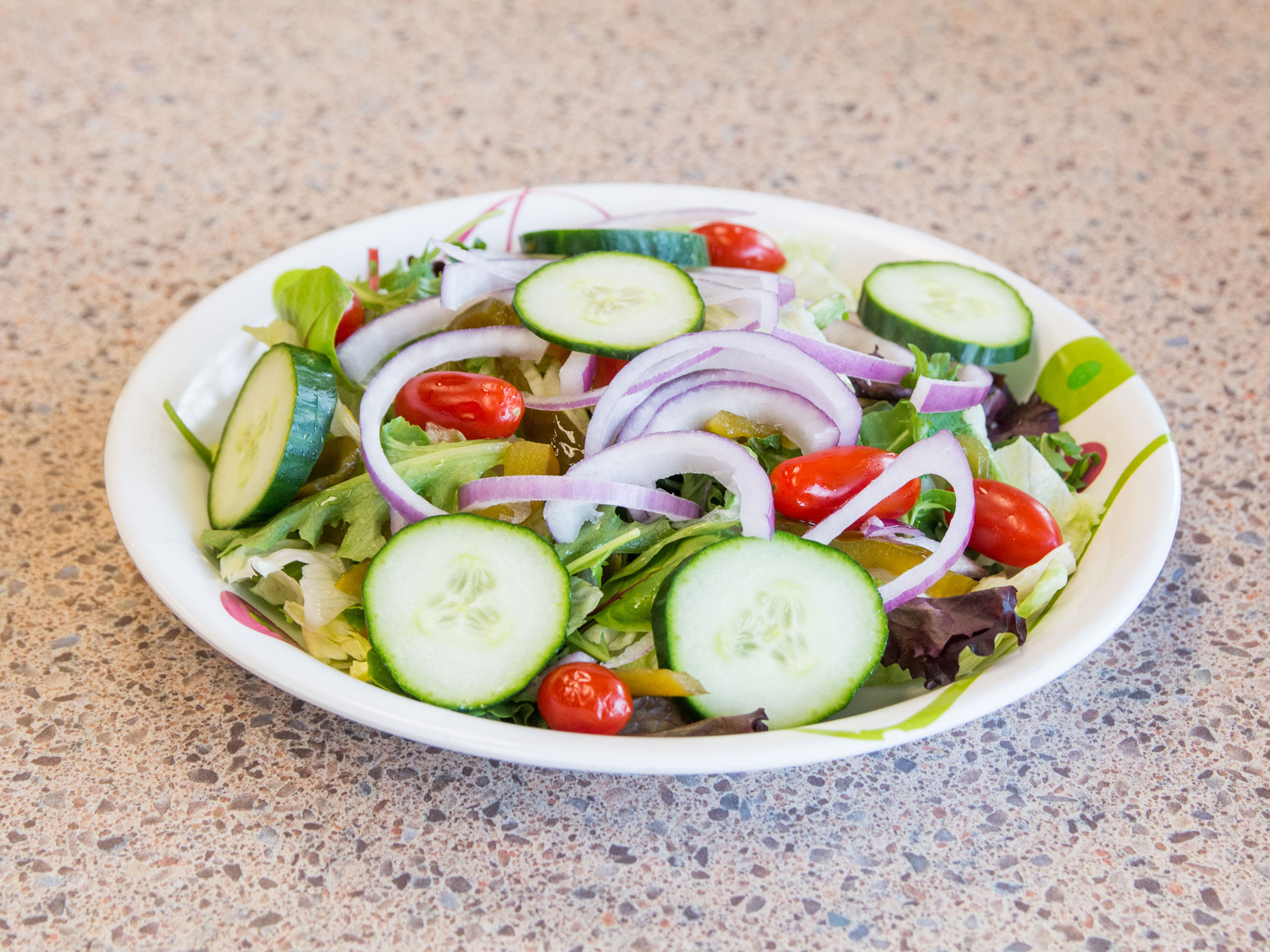 Order Garden Toss Salad food online from Slices Pizzeria store, Bel Air on bringmethat.com