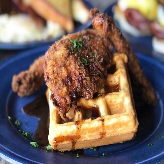 Order Chicken & Waffles food online from Dilworth Neighborhood Grille store, Charlotte on bringmethat.com