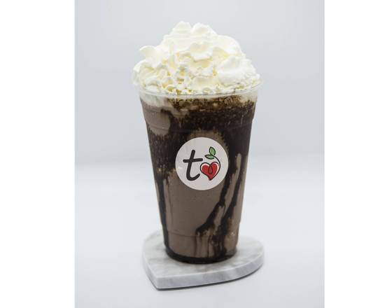 Order Mocha Coffee Slush (w/ whipped cream & chocolate drizzle) food online from TeaLove Ontario store, Ontario on bringmethat.com