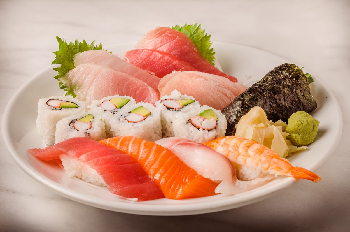 Order Sushi & Sashimi Entree†  food online from Harura Chicago store, Chicago on bringmethat.com