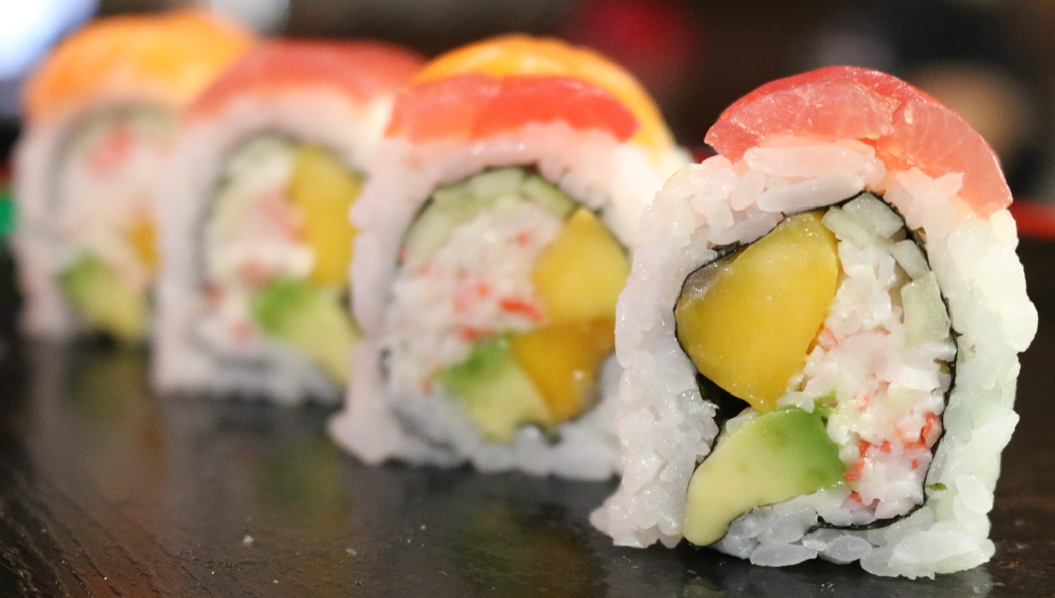 Order Cherry Blossom Roll food online from Kaze Sushi & Hibachi store, Mesquite on bringmethat.com