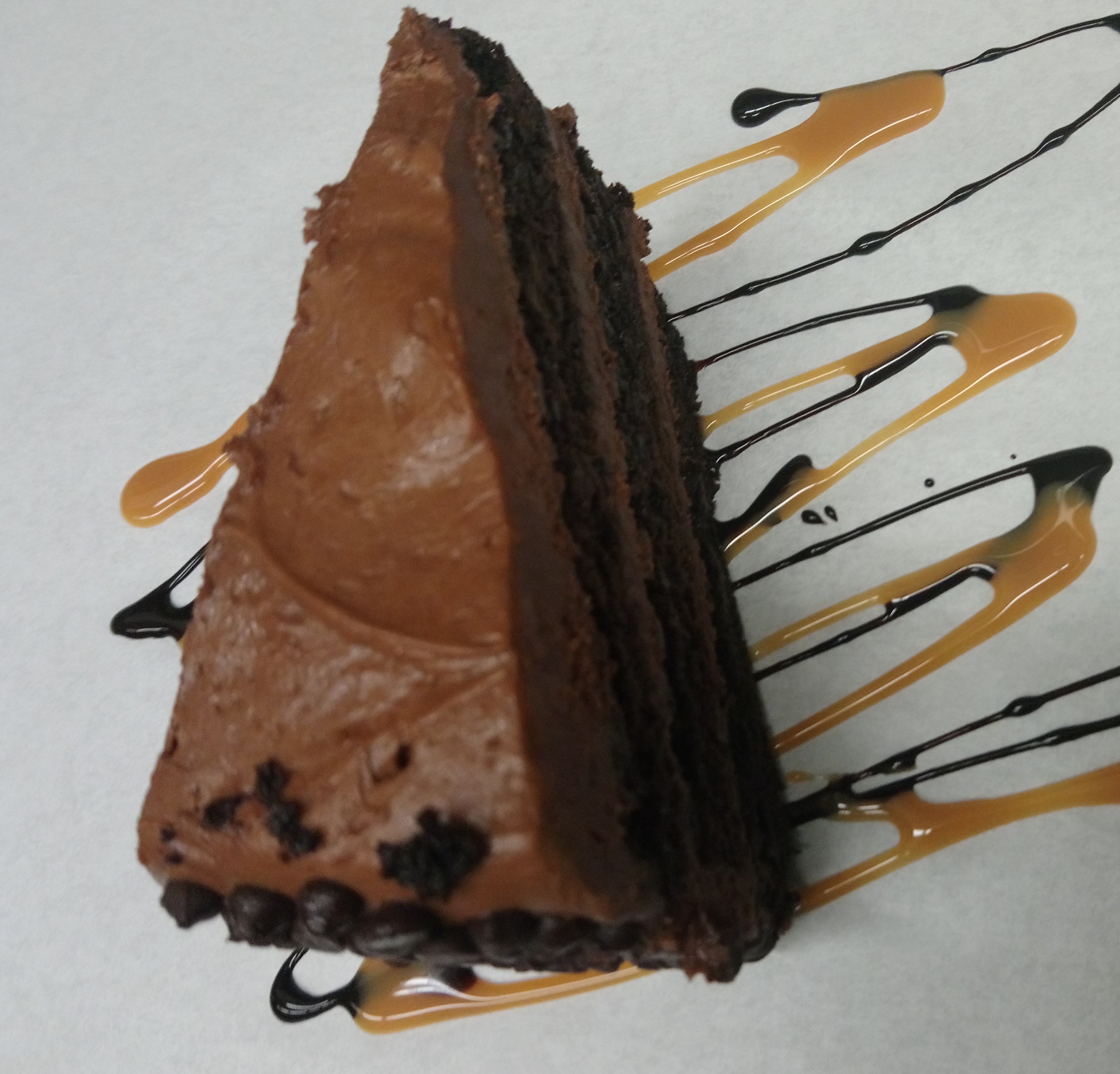 Order Leona's Classic Chocolate Cake food online from Leona's Pizza store, Chicago on bringmethat.com