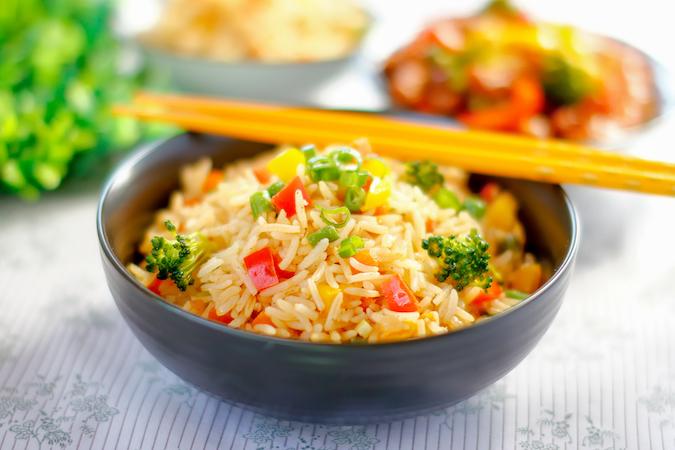 Order Vegetable Fried Rice food online from 5th Element store, Jacksonville on bringmethat.com