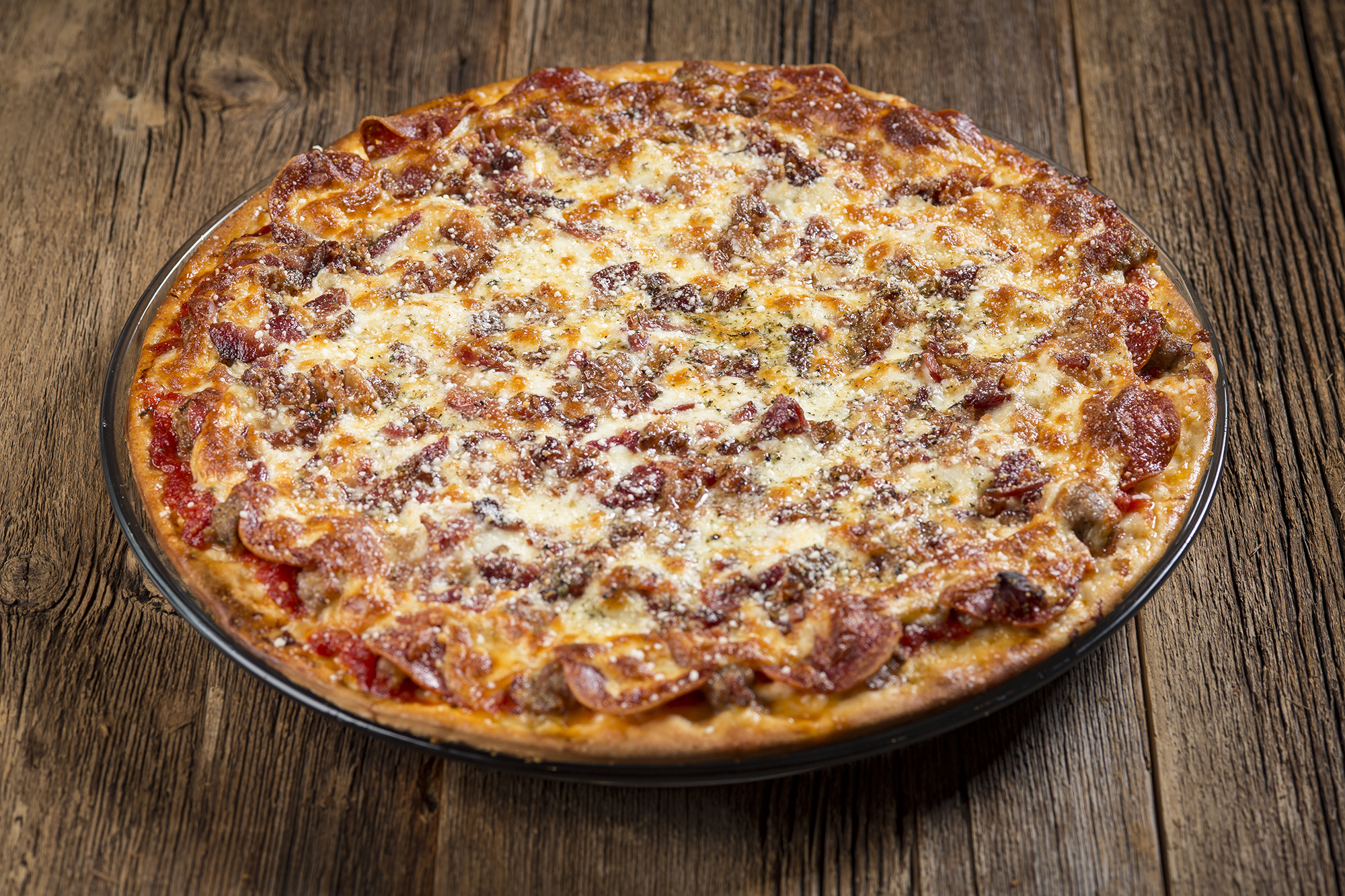 Order Saverio's Meat Locker Pizza food online from Papa Saverios Pizzeria store, West Chicago on bringmethat.com