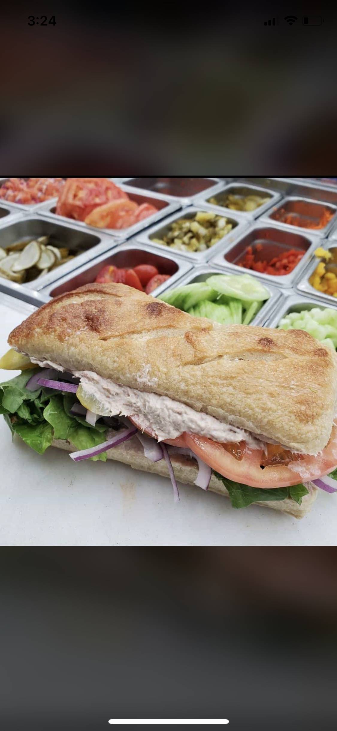 Order Tuna sandwich  food online from J2 PIZZA CAFE & SUSHI BAR store, Brooklyn on bringmethat.com