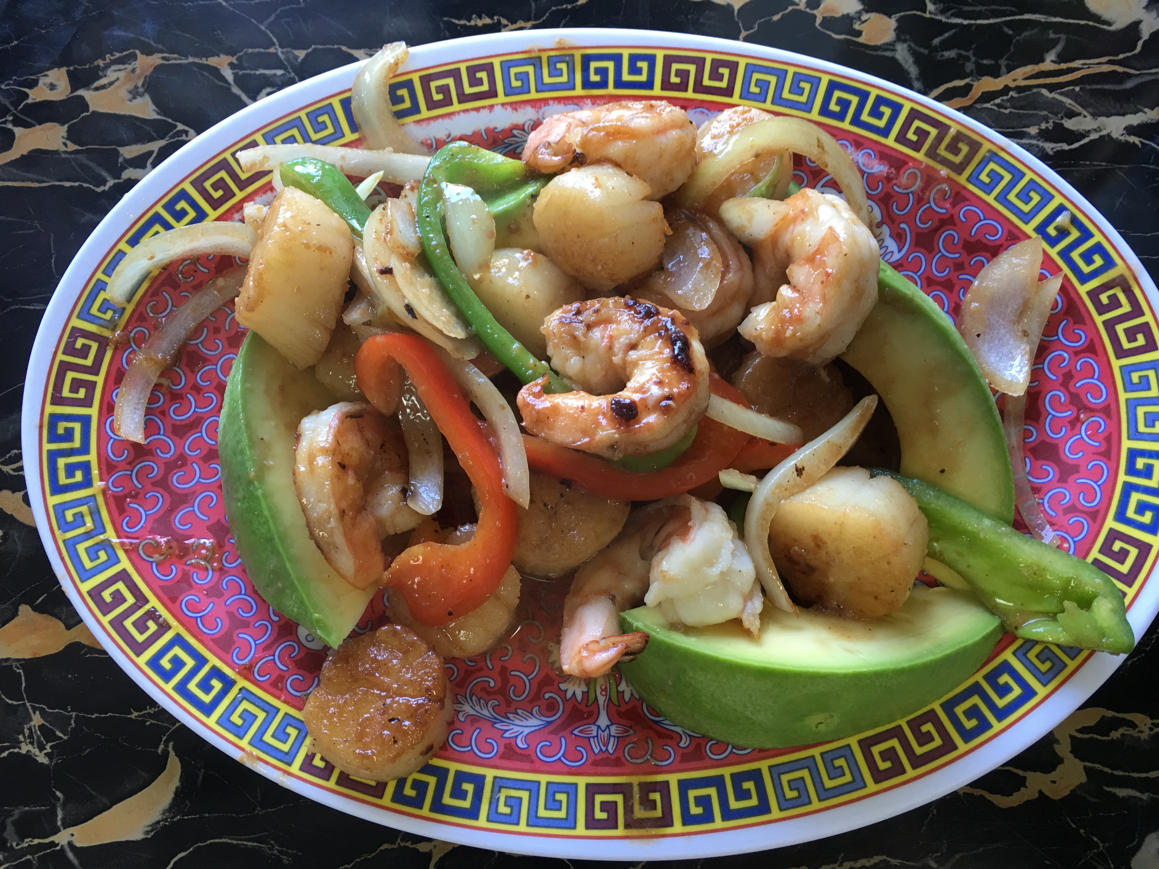 Order Sea Scallops and Jumbo Shrimps Combo food online from Jamaica fish market store, Richmond Hill on bringmethat.com