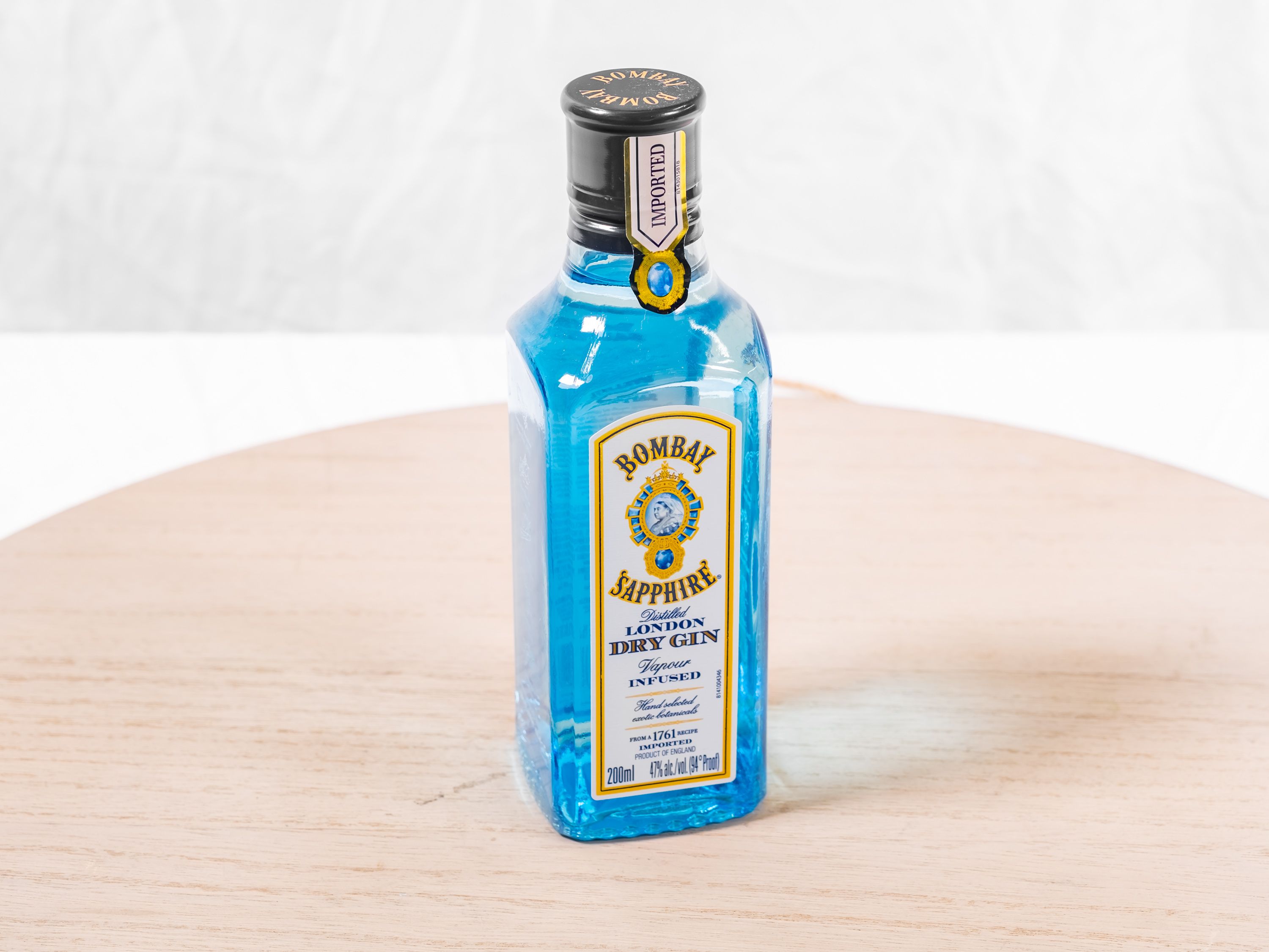 Order 200 ml. Bombay Sapphire Gin food online from M & G Market store, Highland on bringmethat.com