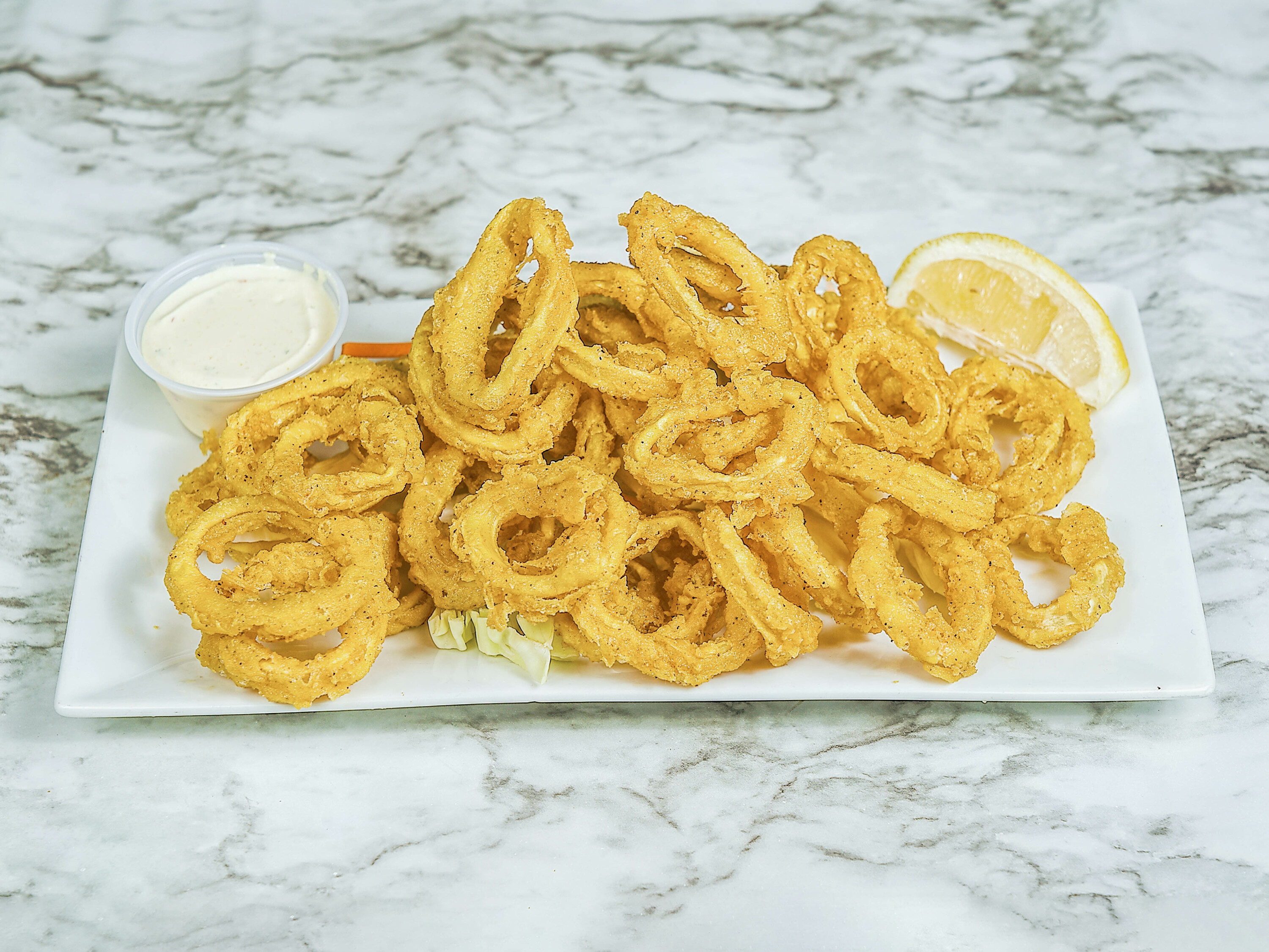 Order Fried Calamari food online from Hibiscus store, South Richmond Hill on bringmethat.com
