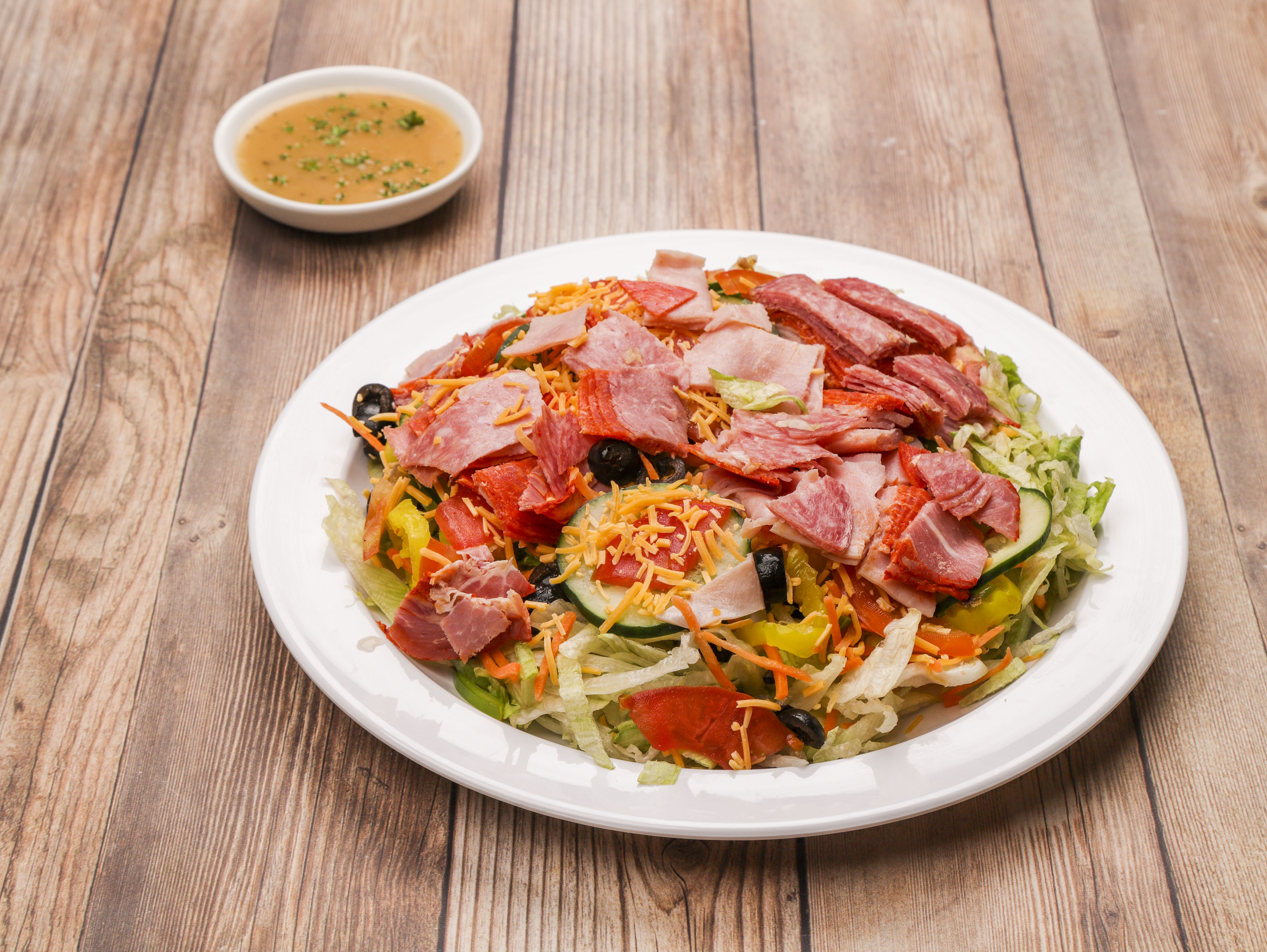 Order Mitchell's Famous Antipasto Salad food online from Larry's Giant Subs - Riverside store, Jacksonville on bringmethat.com