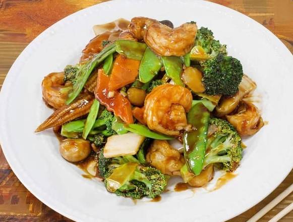 Order Combo Shrimp with Mixed Vegetable food online from China Star store, Belleville on bringmethat.com