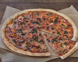 Order Veggie Pie food online from Flippin Pizza store, Fairfax on bringmethat.com
