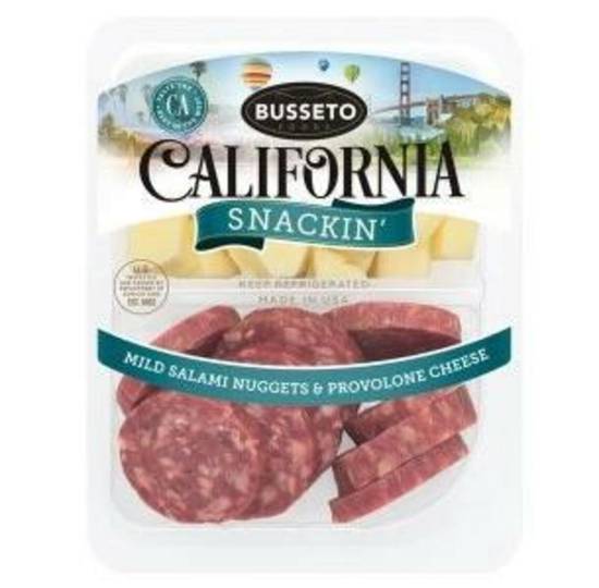 Order Busseto California Snackin' - BIte Size Salami & Provolone food online from IV Deli Mart store, Goleta on bringmethat.com