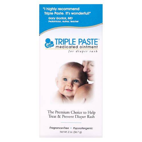 Order Triple Paste Medicated Diaper Rash Ointment Unscented - 2.0 oz food online from Walgreens store, Brentwood on bringmethat.com