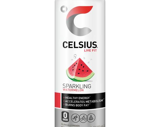 Order Celsius Sparkling Watermelon 12oz food online from Chevron Extramile store, Atwater on bringmethat.com