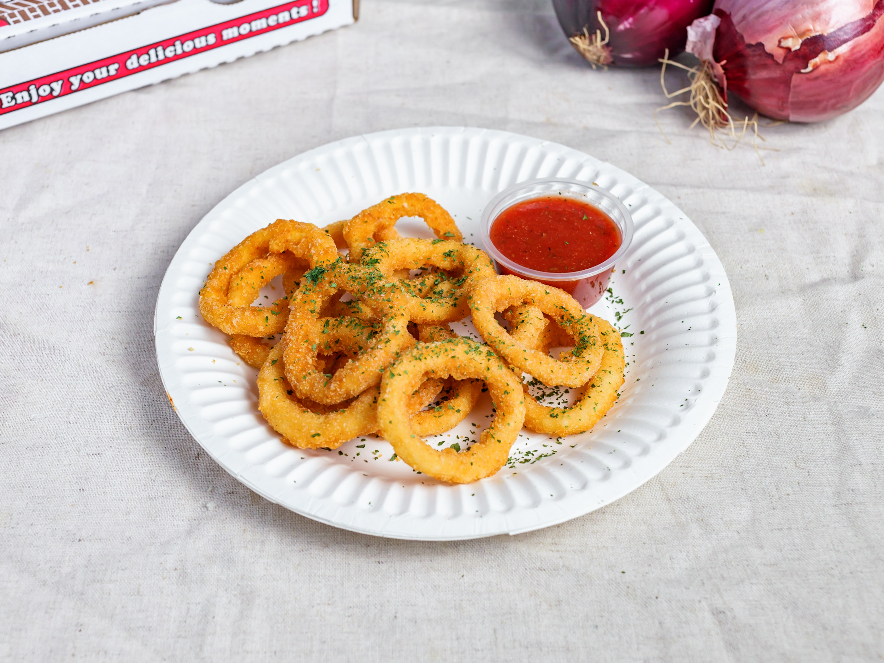 Order Onion Rings food online from Big Daddy Cheese Steak store, San Francisco on bringmethat.com