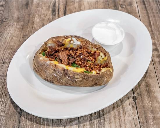Order Baked Potato (Loaded) food online from Branch House Tavern store, Flowery Branch on bringmethat.com