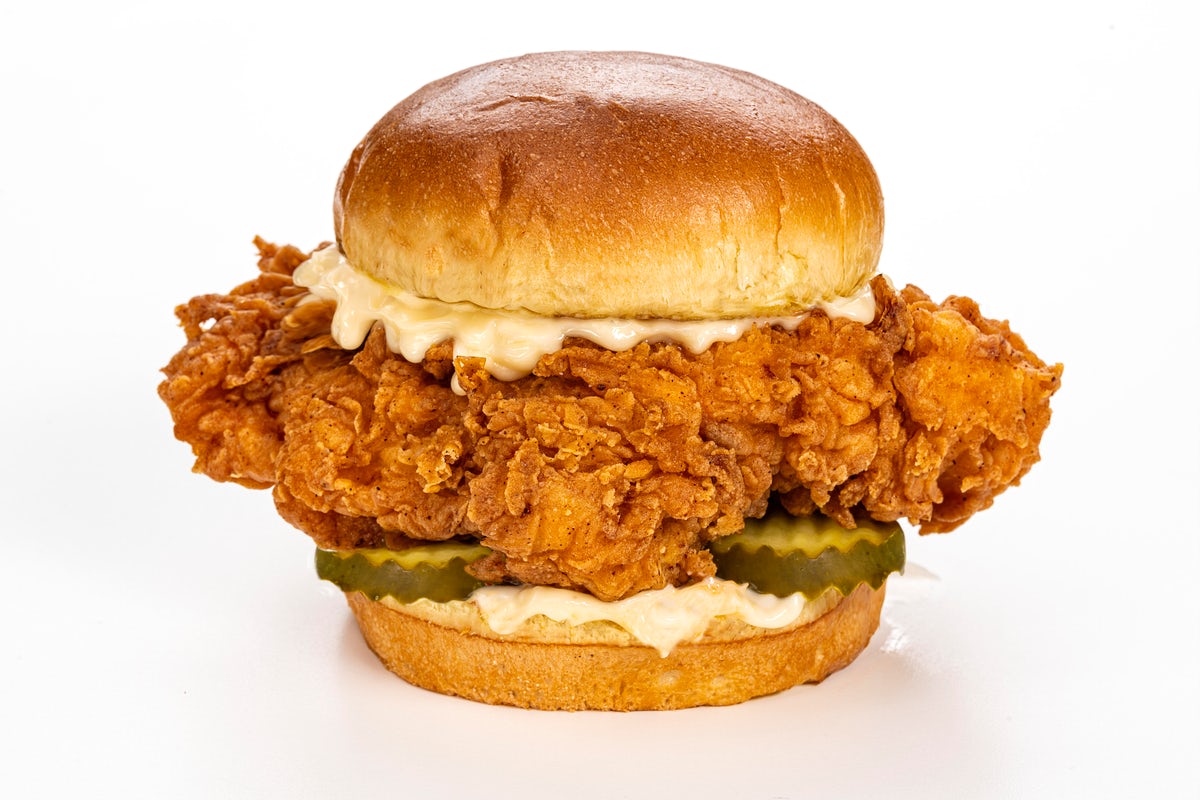 Order OG Chicken Sandwich food online from Arooga's Route 124 store, York on bringmethat.com