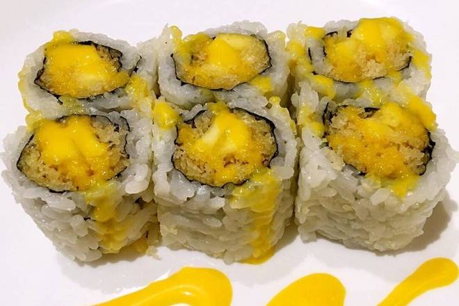 Order Mango Avocado Roll food online from Freddy On Monmouth Inc store, Oakhurst on bringmethat.com