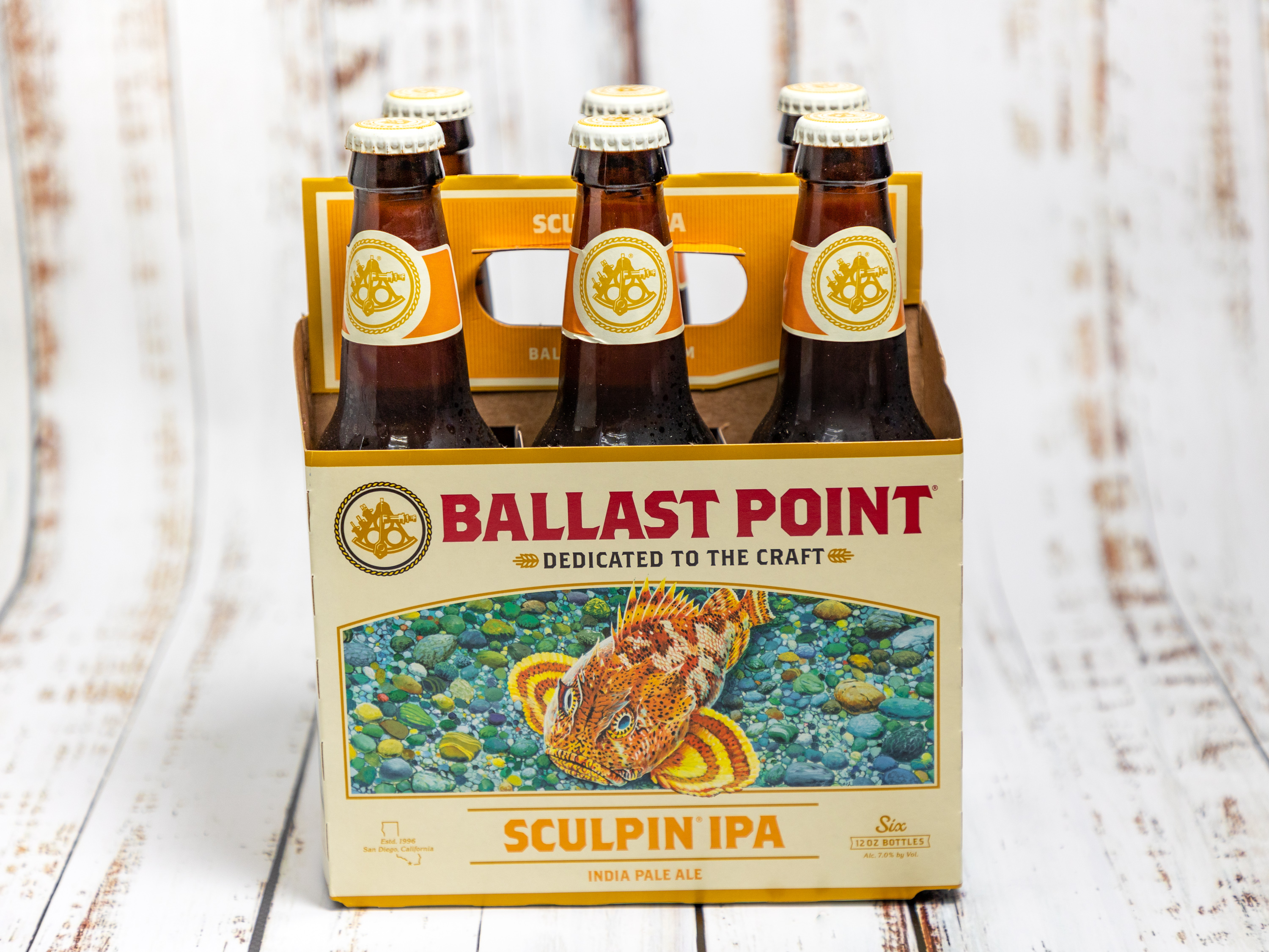 Order Ballast Point Sculpin Beer **Click for More Sizes and Flavors** food online from Alessandro Liquor store, Riverside on bringmethat.com