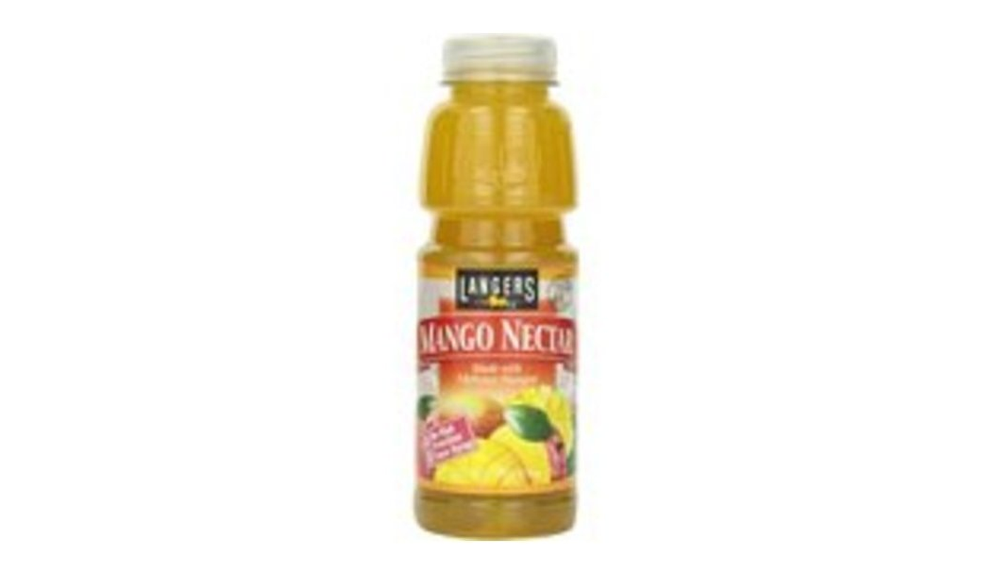 Order Langers Mango Nectar 16oz Bottle food online from Circus Liquor store, Los Angeles on bringmethat.com