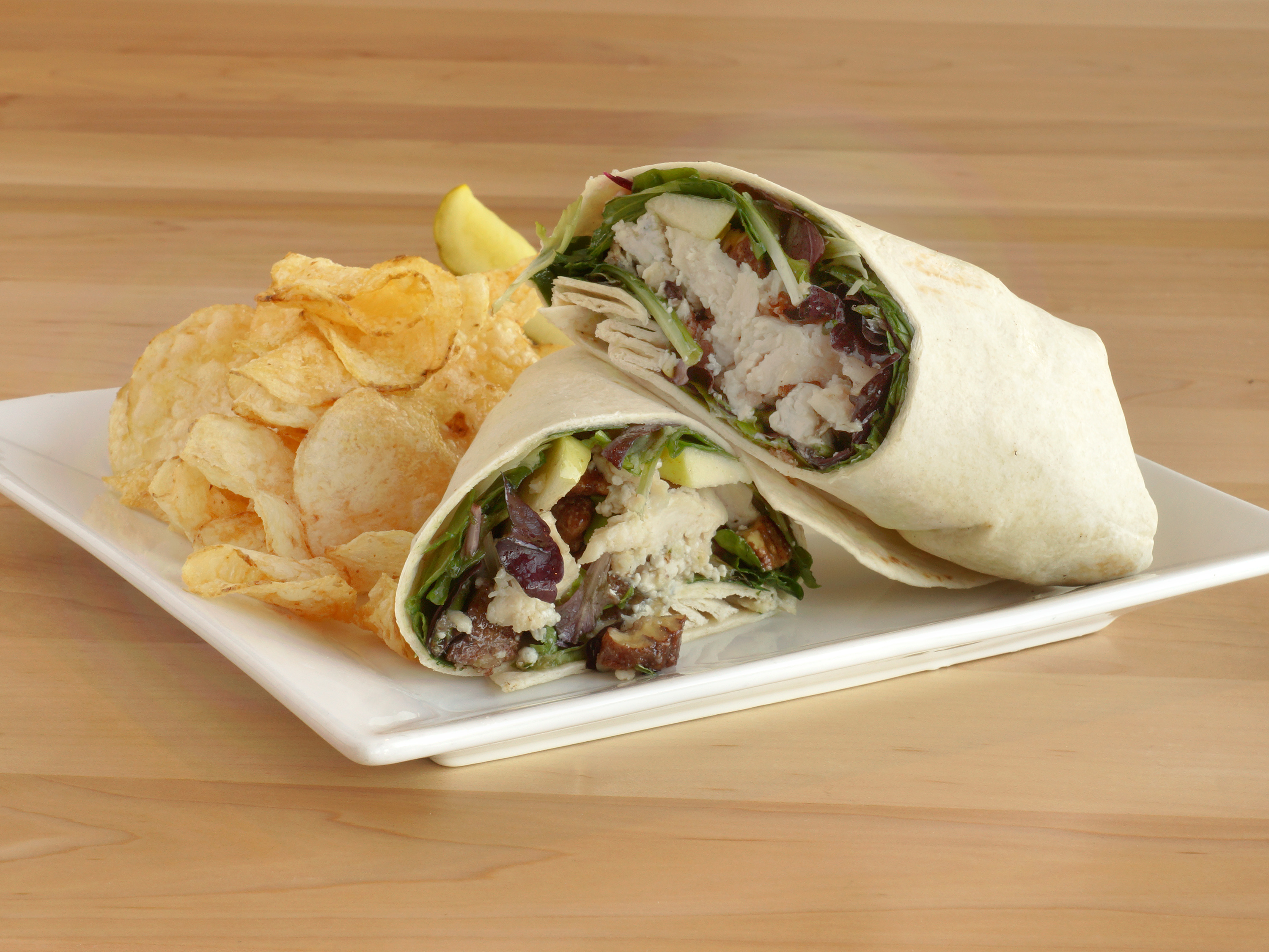 Order Chicken Apple Pecan Wrap food online from Daily Dose Cafe and Espresso store, Minneapolis on bringmethat.com