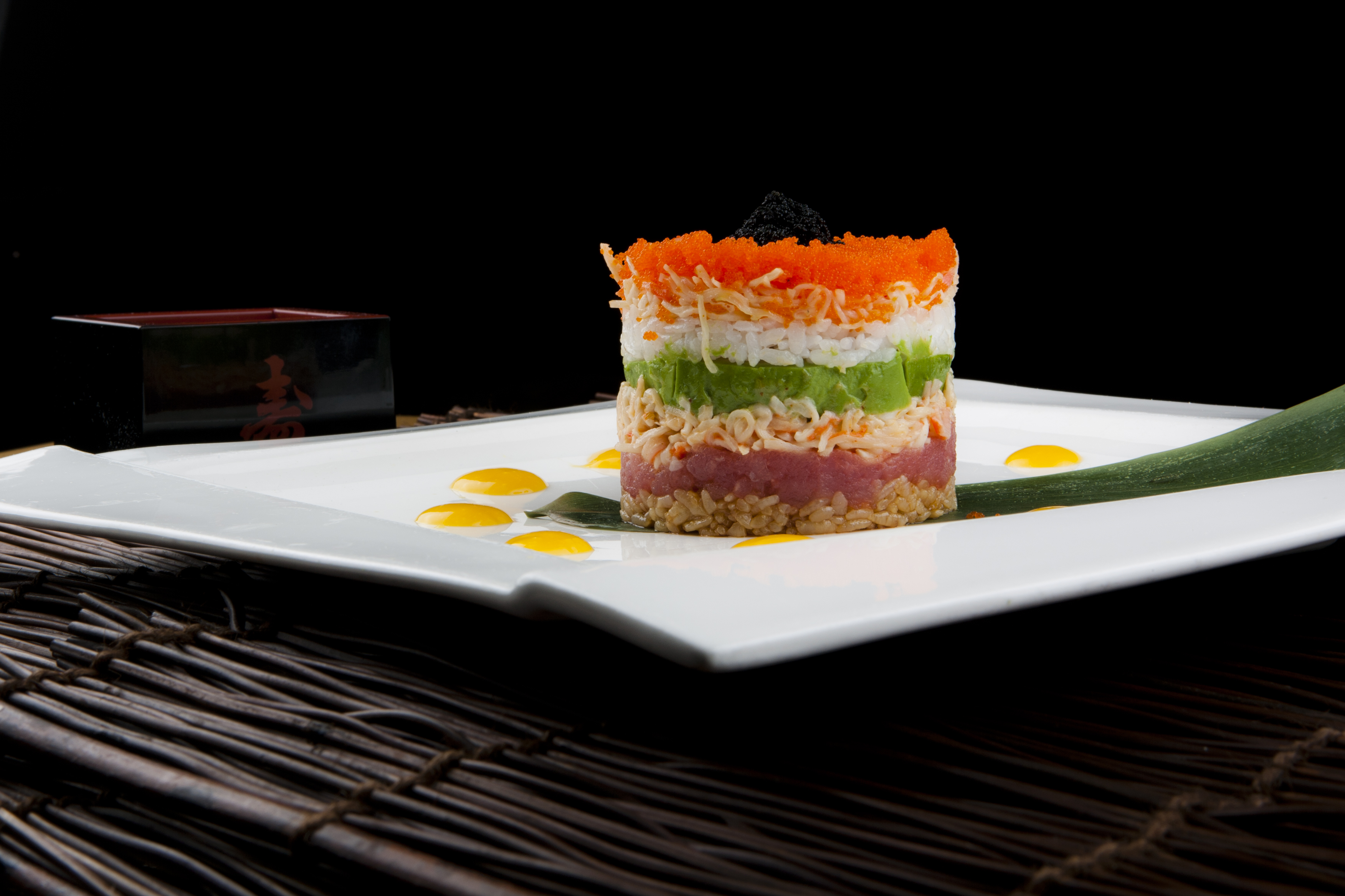 Order Tropical Rainbow Roll food online from Wasabi Restaurant store, Flanders on bringmethat.com