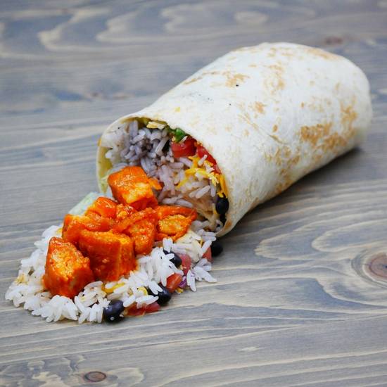 Order Buffalo Chicken Burrito (Truck Style) food online from Tacoholics store, Point Pleasant on bringmethat.com