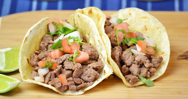 Order Carne Asada Taco food online from Federico's Mexican Food store, Phoenix on bringmethat.com
