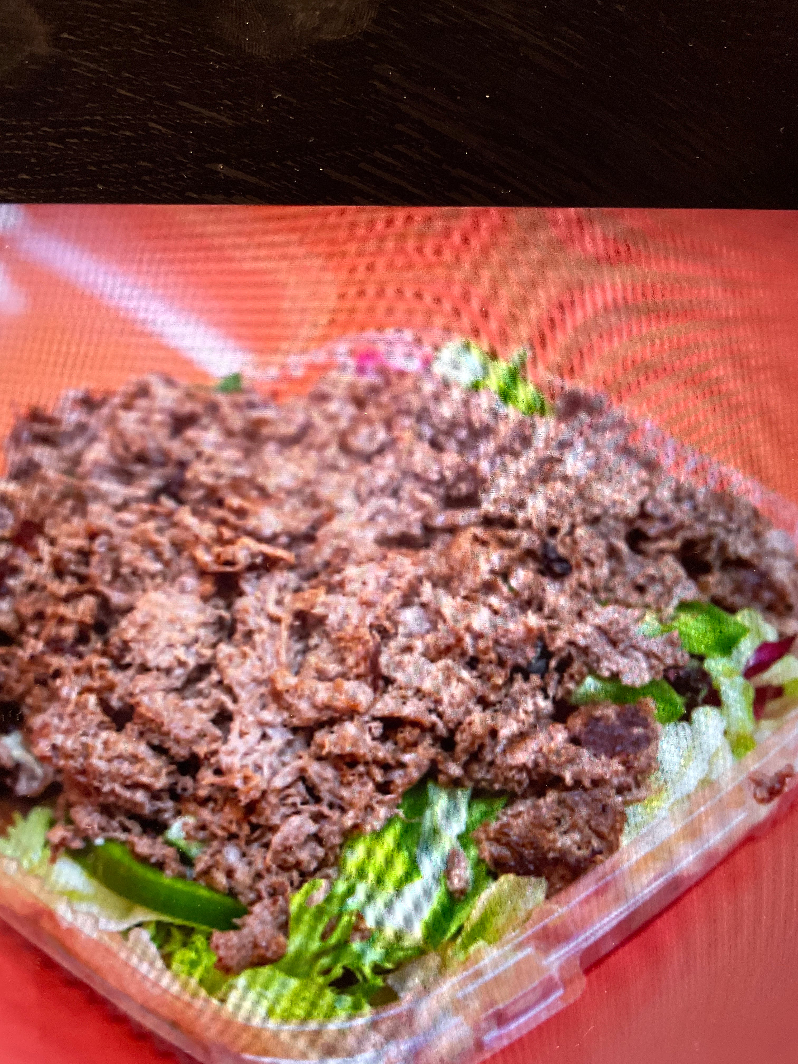 Order Philly Steak Salad - Small food online from Paramount Pizza Slices store, Holyoke on bringmethat.com