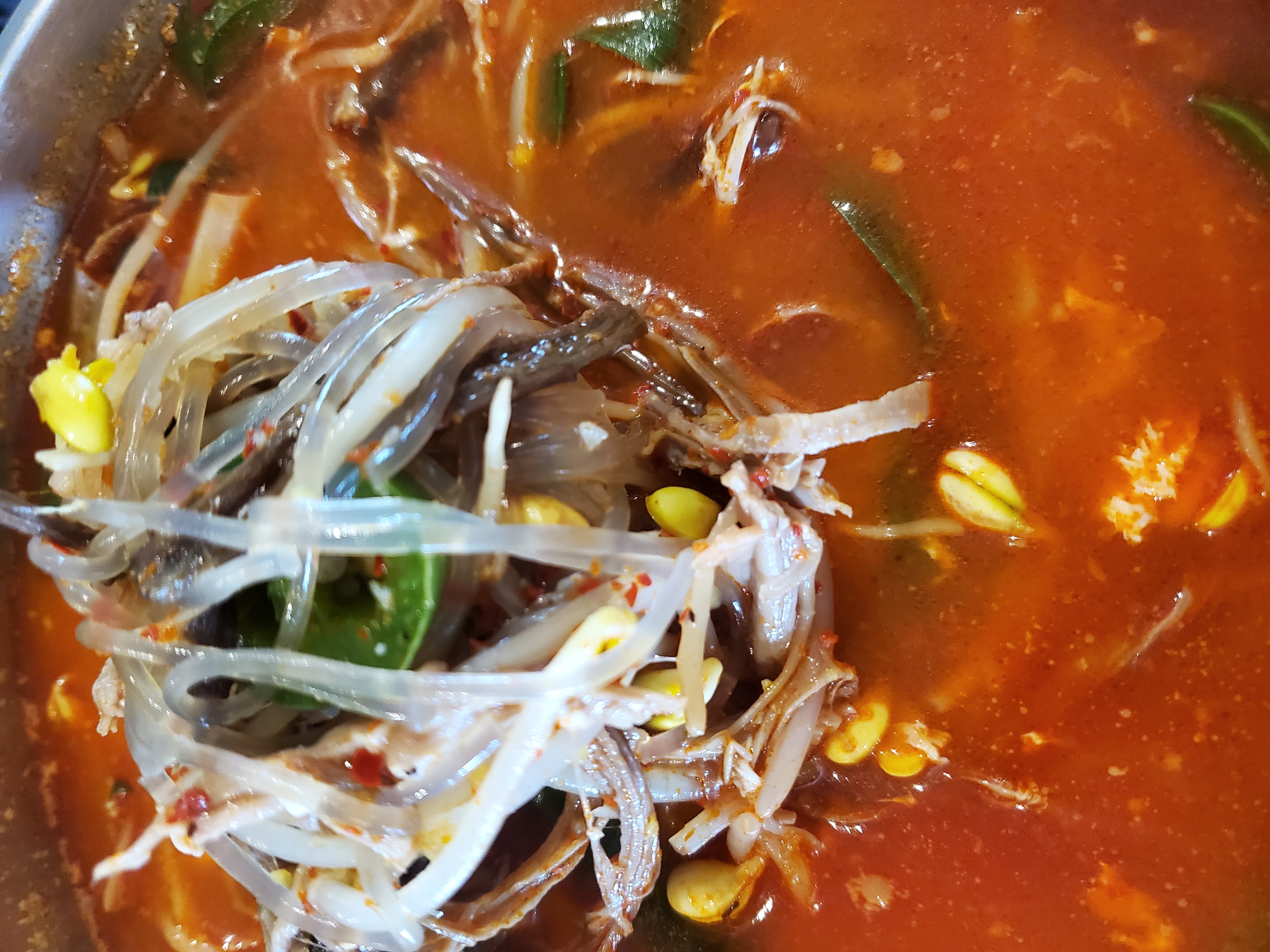 Order 13. Spicy Beef Soup food online from Daom Korean Restaurant store, Buena Park on bringmethat.com